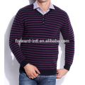 2014 winter fashion stripe cashmere knitted sweater